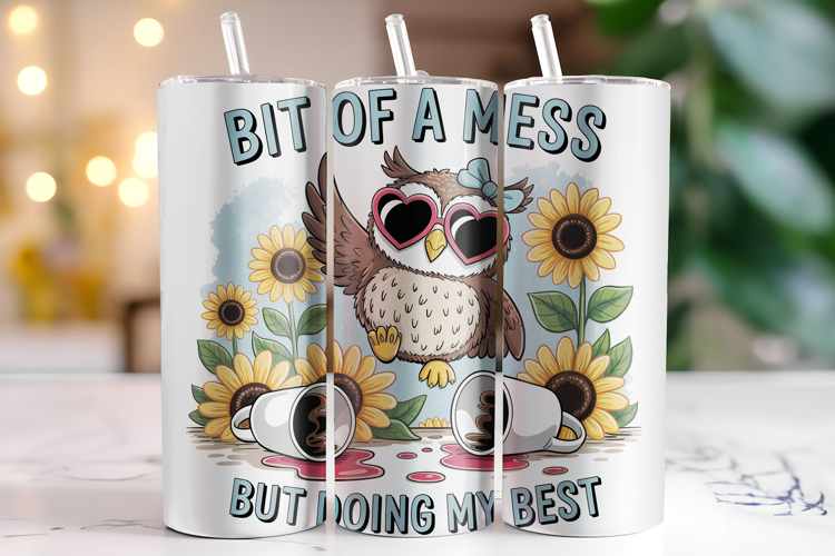 Bit of a mess but doing my best Tumbler Wrap | Sublimation