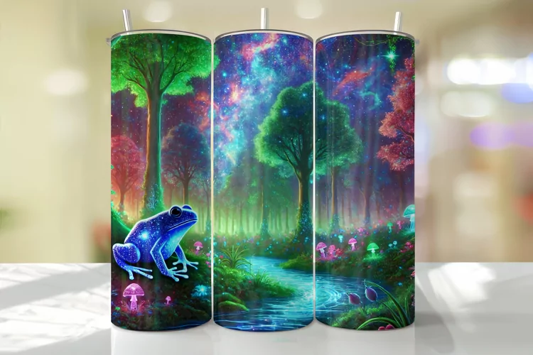 Frog Tumbler Wrap | Sublimation | Tumblers