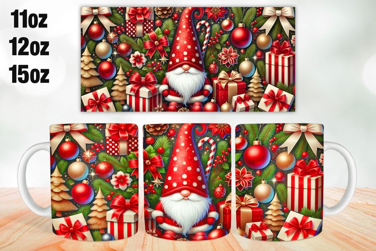 Christmas Mug Wrap Sublimation 11oz, 12oz, 15oz