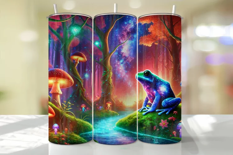 Frog Tumbler Wrap | Sublimation | Tumblers