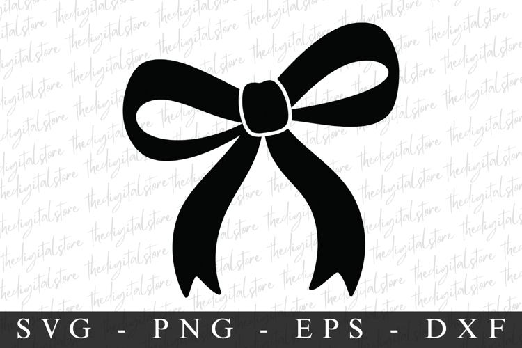 Black Bow Ribbon SVG | SVG Cut files | Cricut