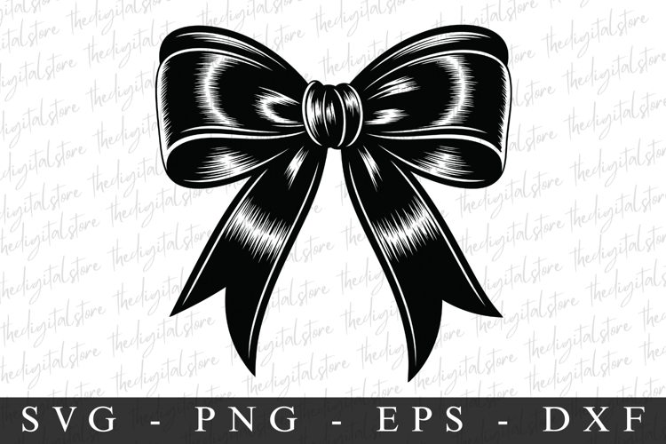 Black Bow Ribbon SVG | SVG Cut files | Cricut