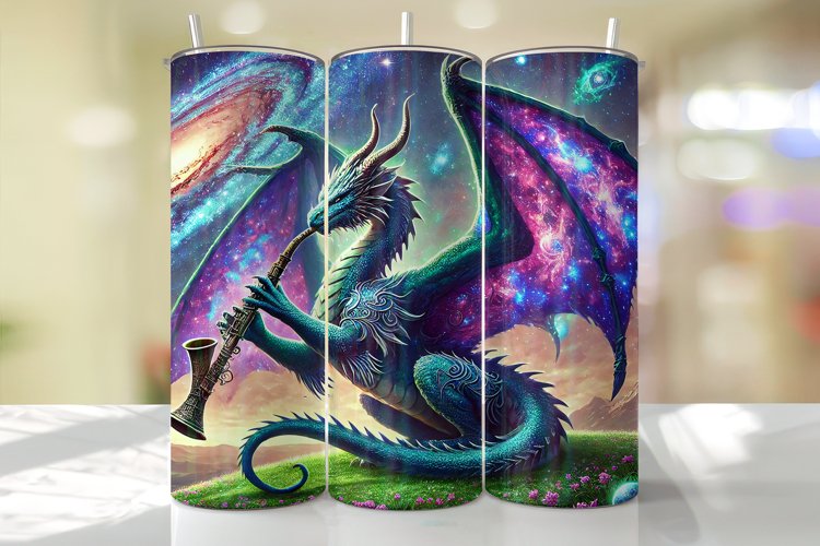 Dragon Tumbler Wrap | Sublimation | Tumblers example image 1