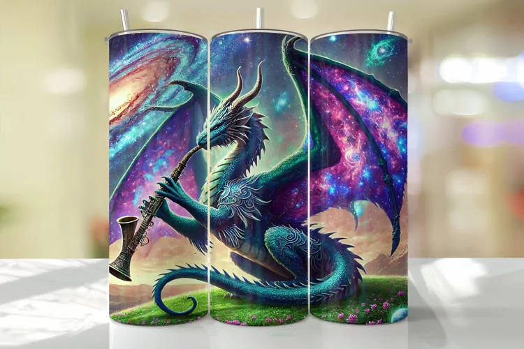 Dragon Tumbler Wrap | Sublimation | Tumblers