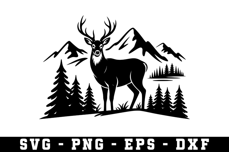 Deer Svg | Forest Svg | Svg Cut File