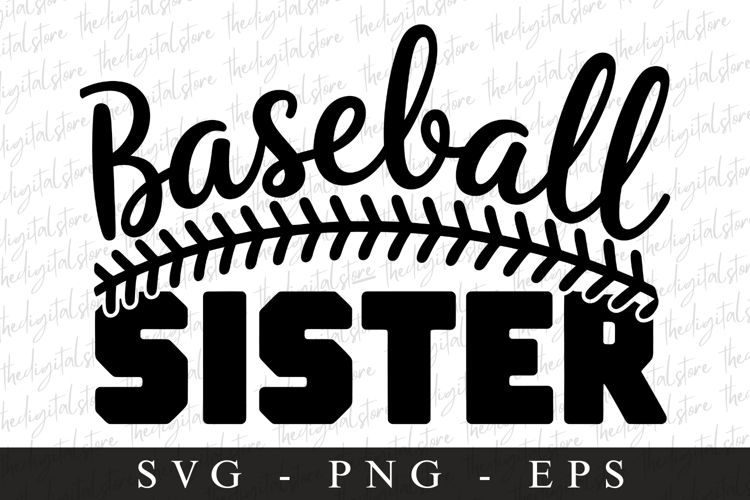 Baseball Sister SVG | Sports Svg | Game day svg