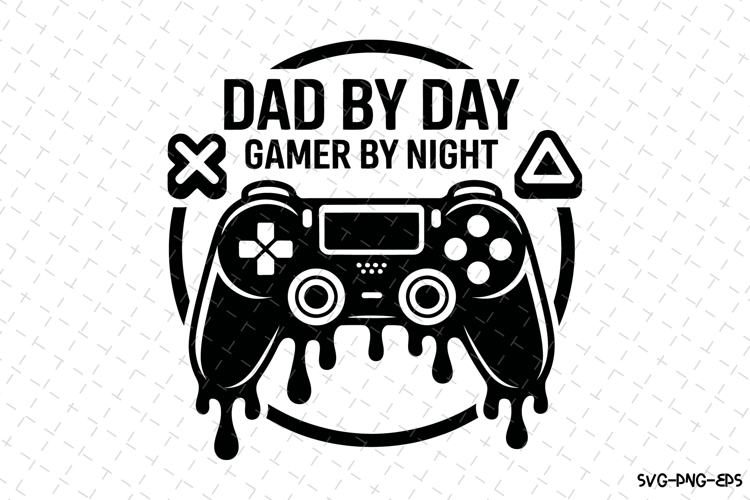 Dad By Day Gamer By Night Svg Image 6