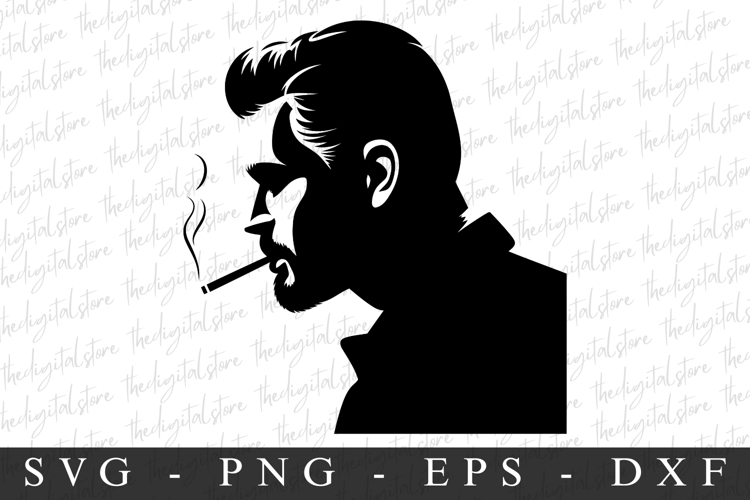 Smoker Silhouette Image 12