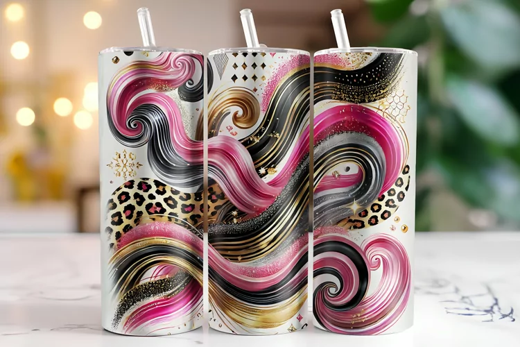 Abstract Tumbler Wrap | Sublimation | Tumblers