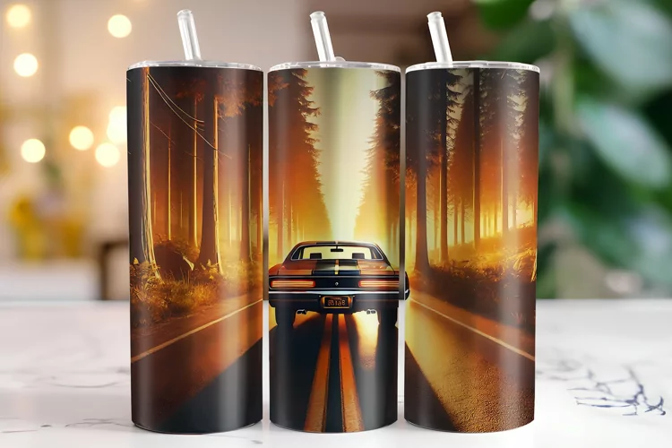 Car Tumbler Wrap | Sublimation | Tumblers