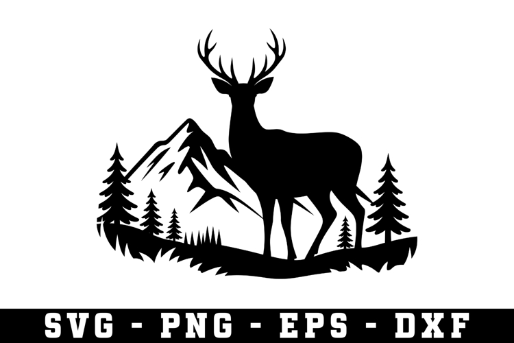 Deer Svg | Forest Svg | Svg Cut File