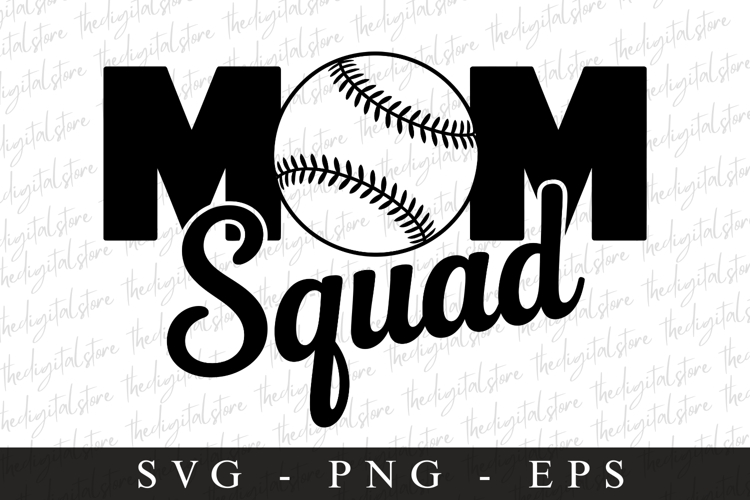 Mom Squad SVG | Sports Svg | Game day svg