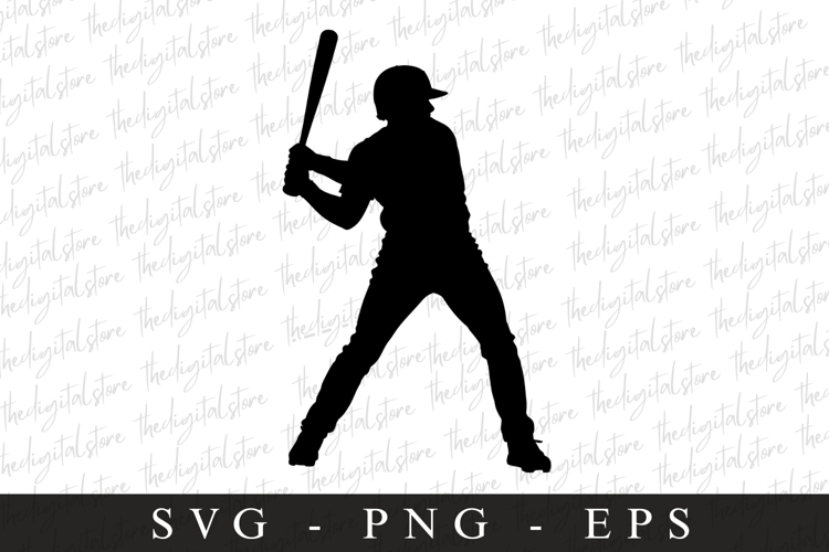 Baseball Player Silhouette Svg Image 14