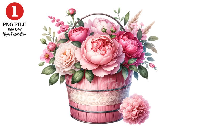 Peony Clipart Image 13