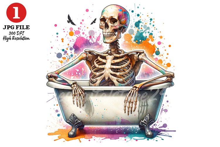Skeleton Clipart Image 24
