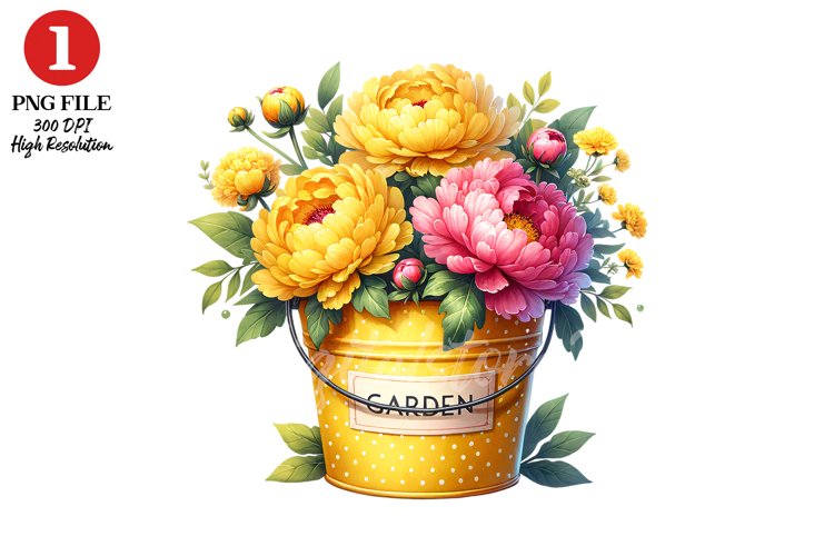 Peony Clipart Image 11