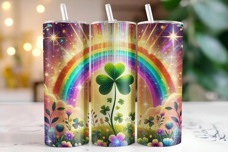 Rainbow Tumbler Wrap | Sublimation | Tumblers