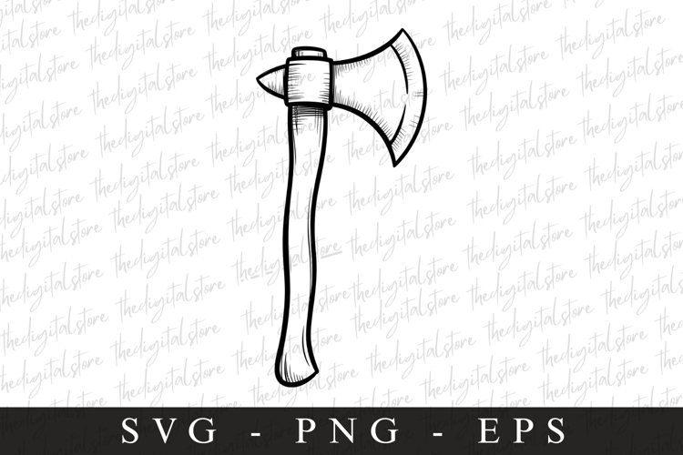 Axe Silhouette Image 24