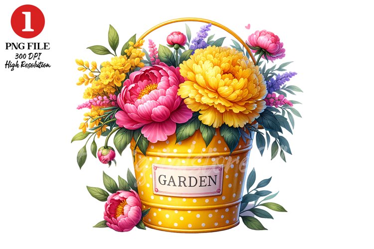 Peony Clipart Image 9