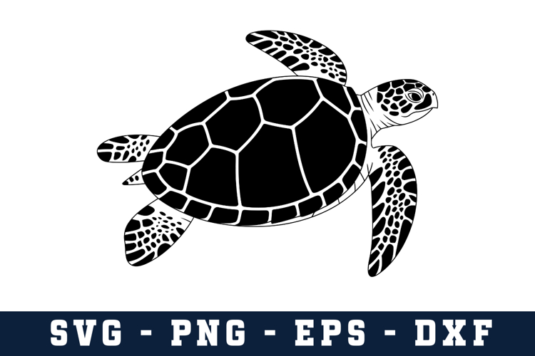 Cute Turtle Svg Image 3