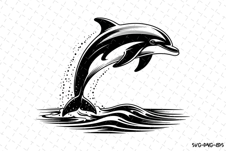 Dolphin Svg Image 12