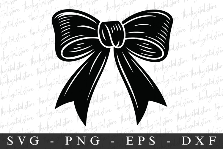 Black Bow Ribbon SVG | SVG Cut files | Cricut