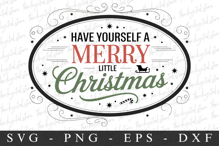 Merry Christmas Tree Svg Image 16