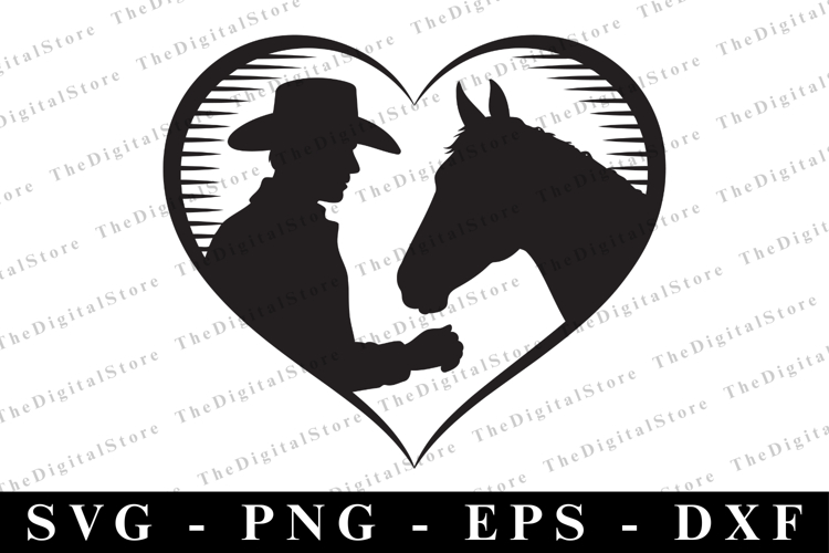 Horse Silhouette Image 12
