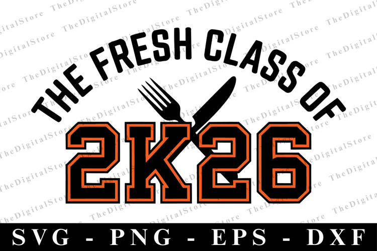 The fresh class of 2k26 svg | Graduation Svg | Svg cut file