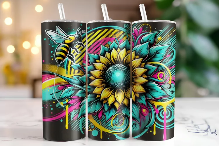Sunflowers Tumbler Wrap | Sublimation | Tumblers
