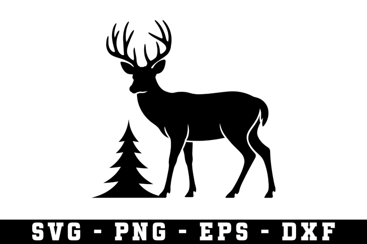 Deer Svg | Forest Svg | Svg Cut File