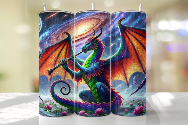 Dragon Tumbler Wrap | Sublimation | Tumblers