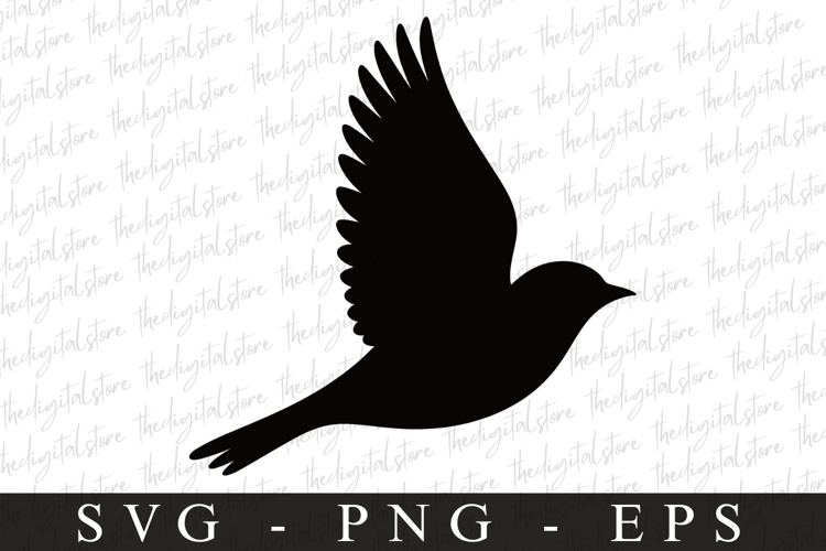 Bird Silhouette Flying Image 4