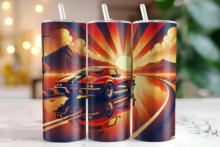 Car Tumbler Wrap | Sublimation | Tumblers