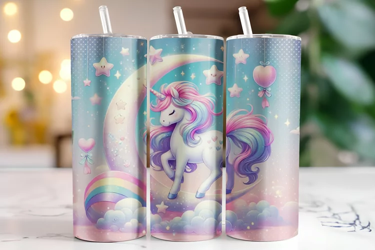 Unicorn Tumbler Wrap | Sublimation | Tumblers