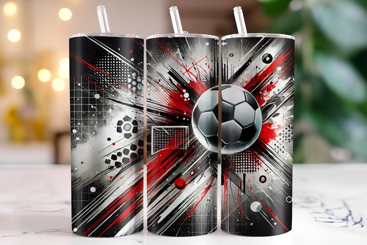 Football Tumbler Wrap | Sublimation | Tumblers example image 1