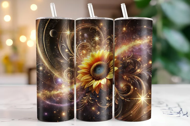Sunflower Tumbler Wrap | Sublimation | Tumblers