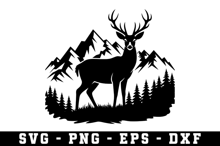 Deer Svg | Forest Svg | Svg Cut File