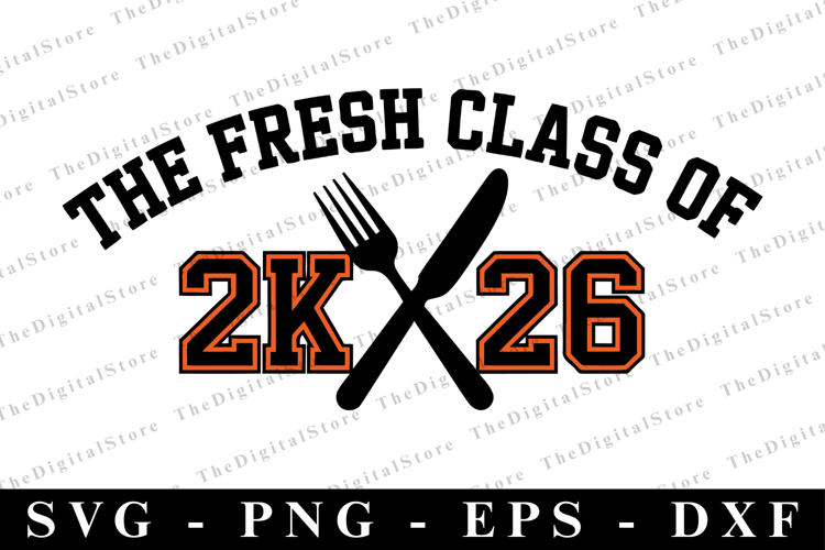 The fresh class of 2k26 svg | Graduation Svg | Svg cut file