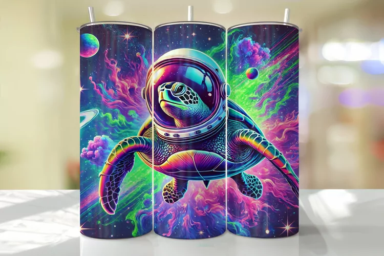 Turtle Tumbler Wrap | Sublimation | Tumblers