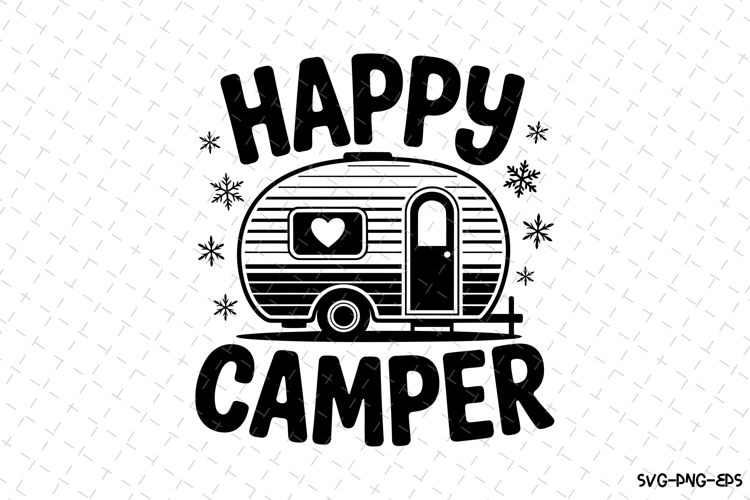 Happy Camper SVG | SVG Cut files | Cricut
