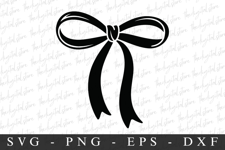 Ribbon Silhouette Image 19