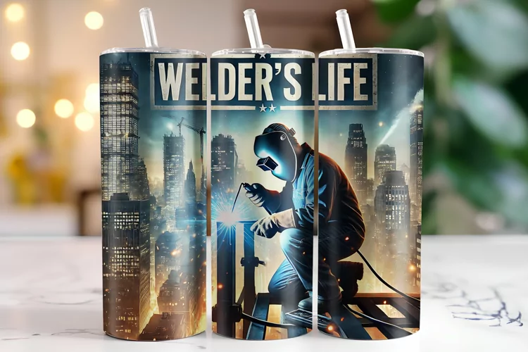 Welder's life Tumbler Wrap | Sublimation | Tumblers