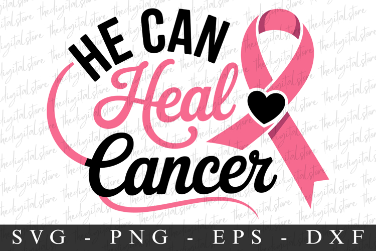 He Can Heal Cancer PNG | Breast Cancer Awareness Png