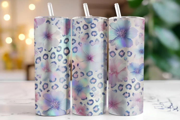 Flowers Tumbler Wrap | Sublimation | Tumblers