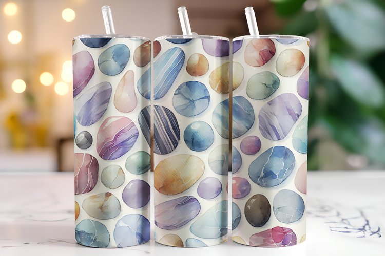 Stones Tumbler Wrap | Sublimation | Tumblers example image 1