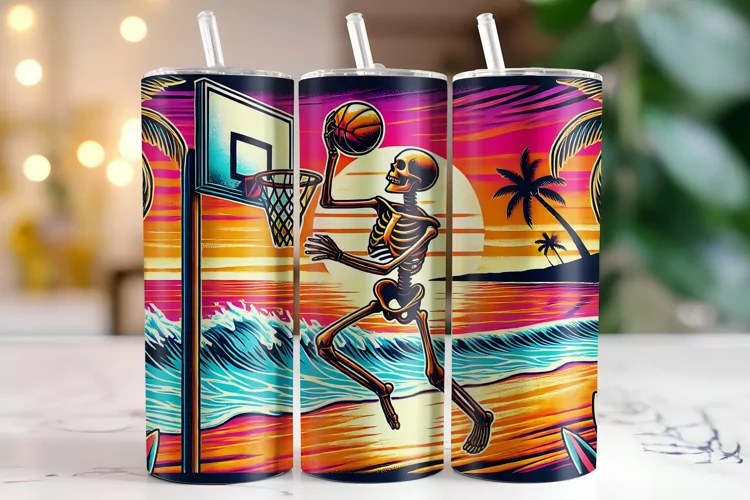 Basketball Tumbler Wrap | Sublimation | Tumblers