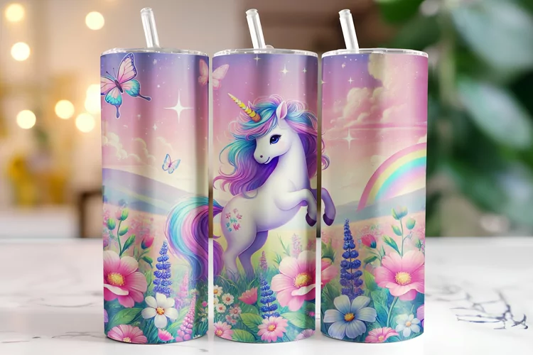 Unicorn Tumbler Wrap | Sublimation | Tumblers