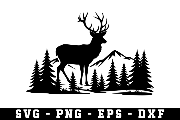 Deer Svg | Forest Svg | Svg Cut File