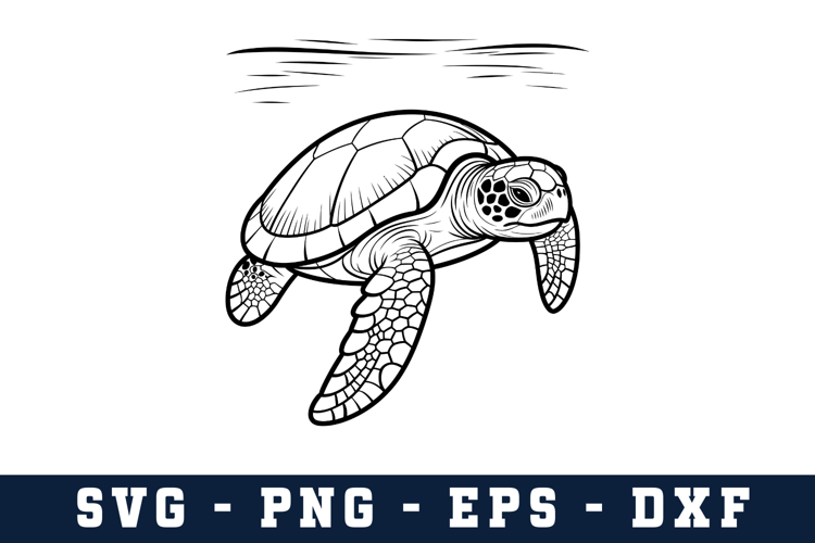 Turtle Silhouette Image 11